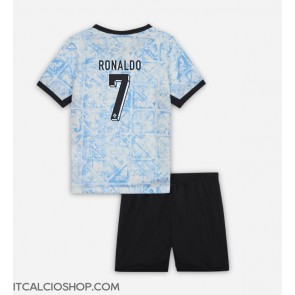 Portogallo Cristiano Ronaldo #7 Seconda Maglia Bambino Europei 2024 Manica Corta (+ Pantaloni corti)